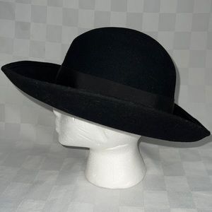 Sz XS S Frank Olive Frank’s Girl Black Wool Hat